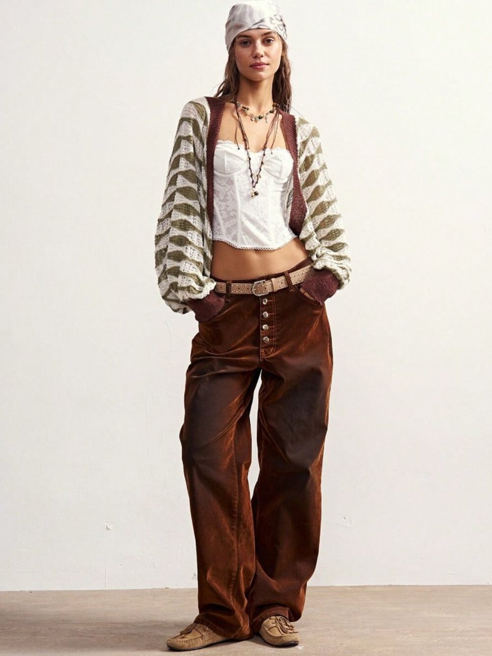 Multicolor Casual Women's Colorblock Versatile Knit cardigan Top - Picture 9 of 12